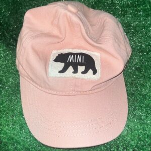 Rae Dunn Mini Matching Pink Bear Hat